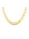 Drandakis Silver Chain Neck Gold-plated Wide Thickness 7mm and Length 60cm