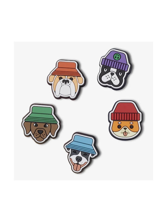 Crocs Jibbitz Dogs In Hats 5 Pack - Multicolor 10012-184 - Multi