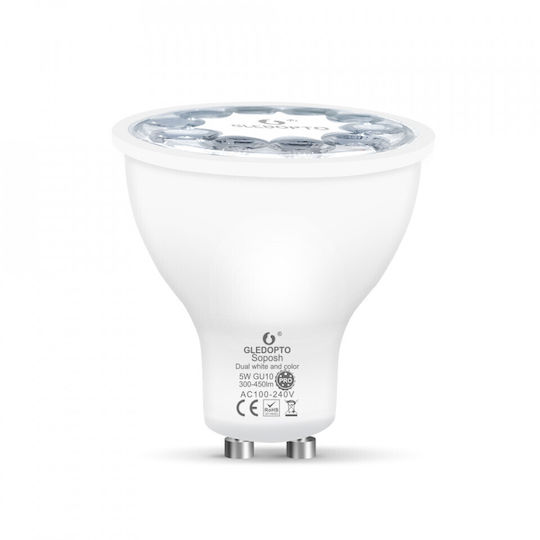 Gledopto Smart Bulb LED 5W for Socket GU10 RGB