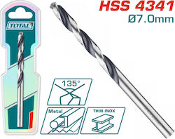 Total Диамантена Свредло HSS за Метал 7мм
