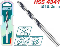 Total Диамантена Свредло HSS за Метал 16мм