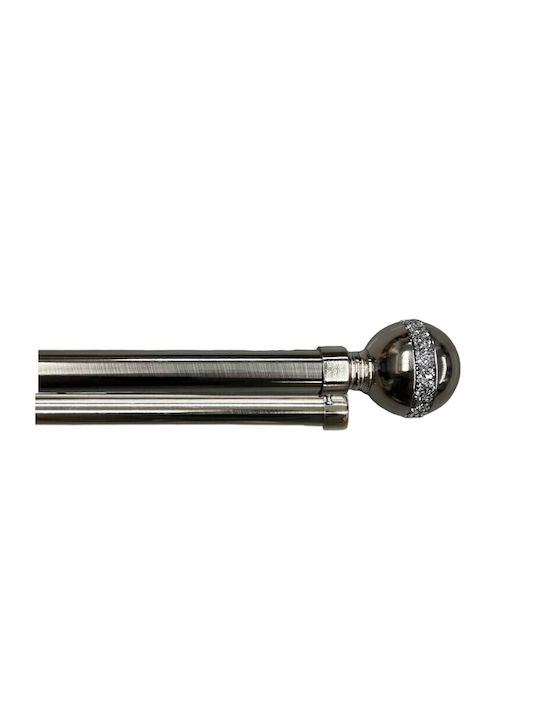 To megalo pazari Extendable Metallic Curtain Po...