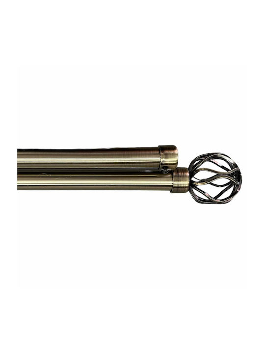 To megalo pazari Extendable Metallic Curtain Po...