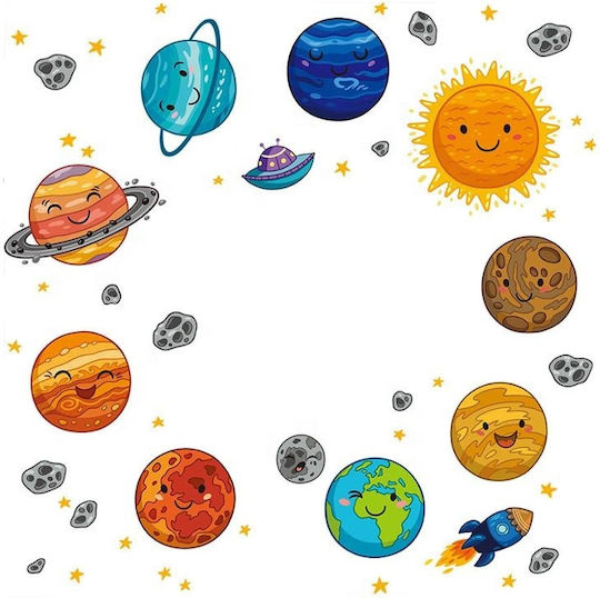 Kinder Wandsticker Dekoratives 70x50cm