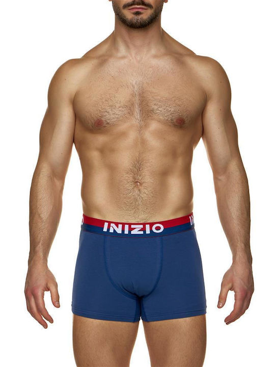 Inizio Men's Boxer Denim/red