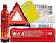 Auto Gs Car Safety KTEO Set with Pharmacy Kit Fire Extinguisher Warning Triangle Reflective Vest and Gloves