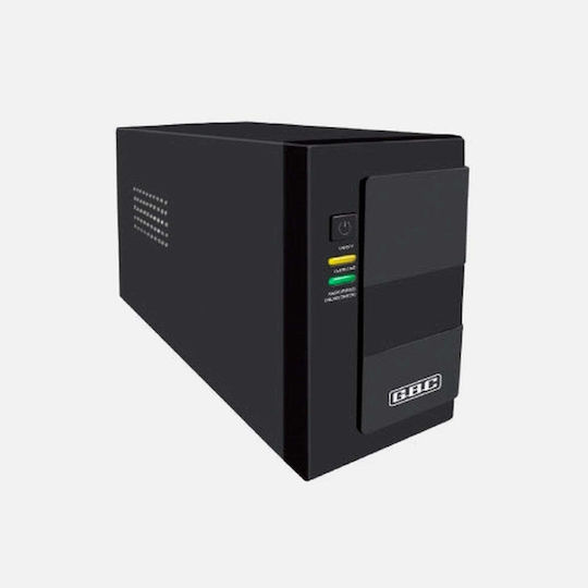 GBC V800 UPS 800VA 480W με 3 Πρίζες