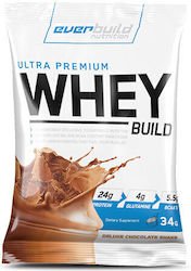 Everbuild Nutriton Ultra Premium Whey Build Πρωτεΐνη Ορού Γάλακτος με Γεύση Mocha Cappuccino Shake 34gr