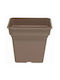 Micplast Daiquiri Γλάστρα Πλαστική Taupe 30x26x30εκ.