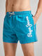 M Logo Men's Swimwear Shorts Blue