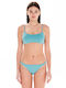 Set Bikini Μπουστάκι με Αφαιρούμενη Ενίσχυση & Brazil Γαλάζιο