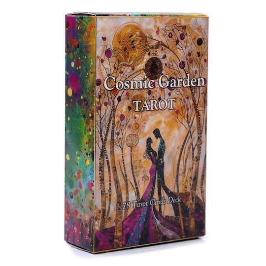 Lo Scarabeo Tarot Cards Cosmic Garden (78 Illustrated Cards with Celestial artworks)