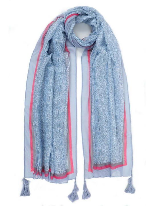 Doca Women's Scarf Light Blue