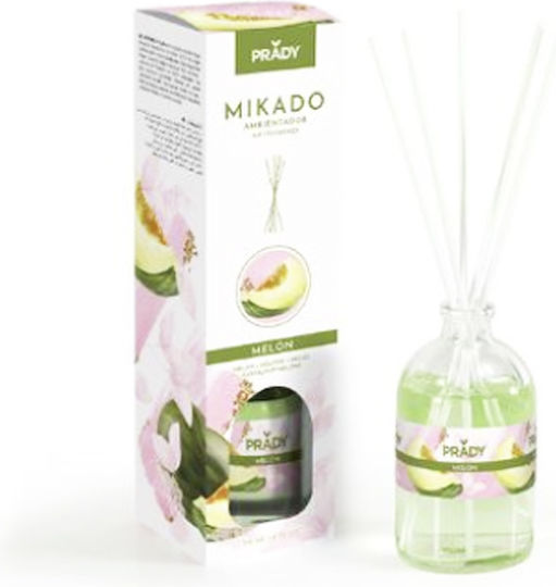 Prady Micado Парфюмиран аромат за стая с пръчици 100ml Melon 010282