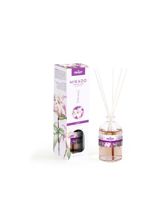 Prady Micado Parfum de cameră parfumat cu bețișoare 100ml Lily 08704