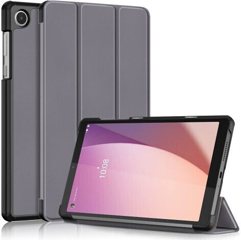 Tab M8 Gen 4 Flip Cover Γκρι (Lenovo Tab M8 Gen 4 TB-300FU)