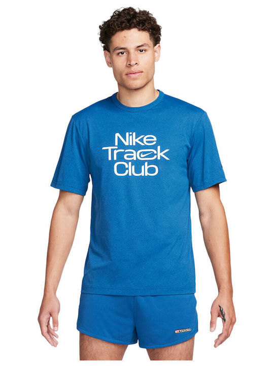 Nike Dri-Fit Спортна тениска Син