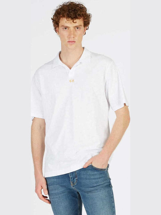 La Martina Polo Tricou Alb