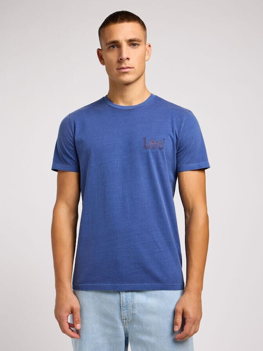 Lee T-shirt Bărbătesc cu Mânecă Scurtă BLUE