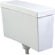 Kariba Wall Mounted Plastic Low Pressure Rectangular Toilet Flush Tank White