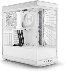 HYTE Y40 Jocuri Middle Tower Cutie de calculator Albă ca Zăpada