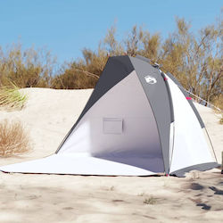 vidaXL Beach Tent Gray 223x125x268cm