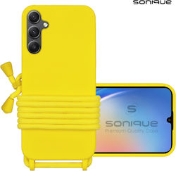 Sonique Umschlag Rückseite Silikon 0.5mm mit Ba...