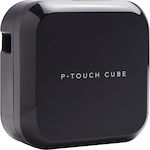 Brother P-touch CUBE Plus Ηλεκτρονικός Ετικετογράφος Χειρός σε Μαύρο Χρώμα