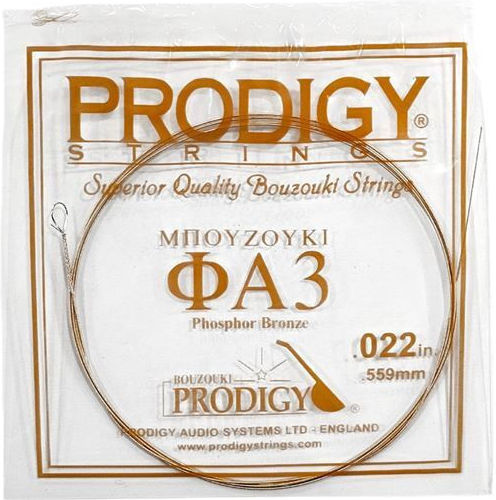 Prodigy 3rd Bouzouki String F (0.22w) Phosphor Bronze