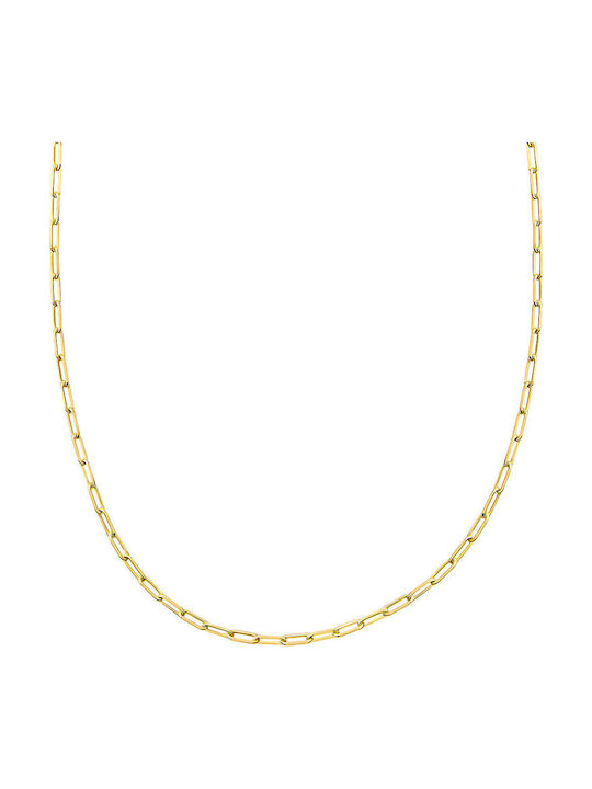 Iris Jewerly Silver Chain Neck Gold-plated Length 45cm