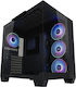 LC-Power 809B Gaming Middle Tower Carcasă Calculator cu Fereastră Laterală și Iluminare RGB Dark Storm_X
