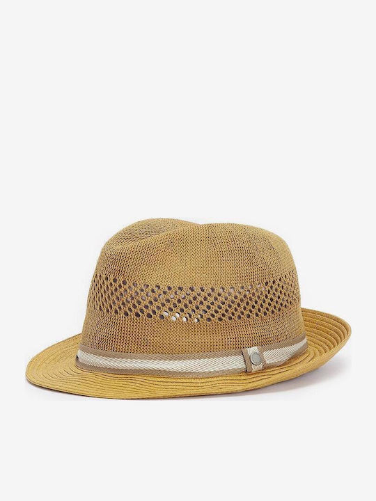 Barbour Craster Υφασμάτινo Ανδρικό Καπέλο Μπεζ