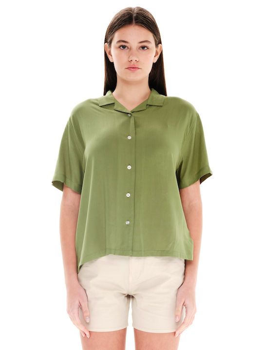 Emerson Women's Short Sleeve Shirt Khaki
