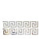 Self-adhesive Mirror For Interior Decor And Design, Versace Model, Premium Acrylic Pvc, Set Of 10 Pieces, 10 X 10 X 0.1 Cm, Original Deals