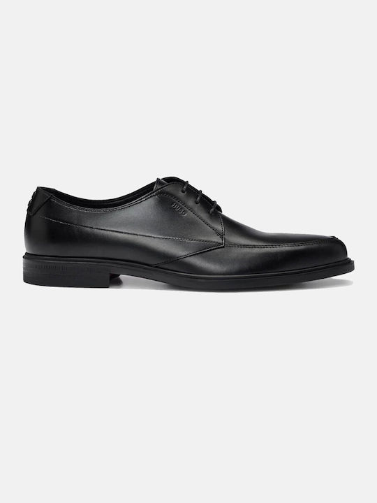 Hugo Men's Leather Dress Shoes Black