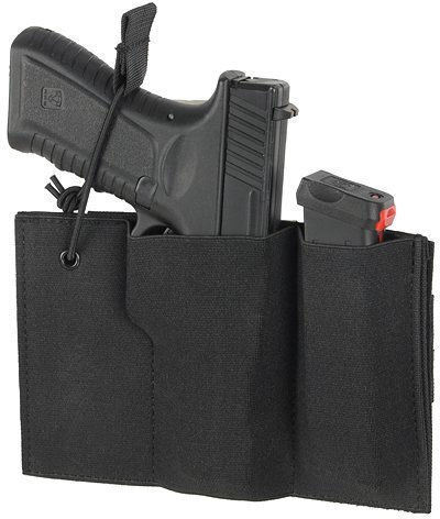 Suport de pistol hibrid, elastic, toate tipurile 8f - negru