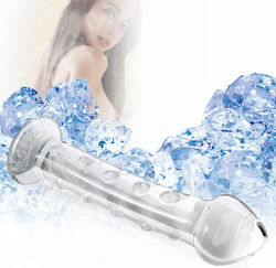 Lovetoy Dildo din sticlă Transparent