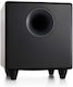 Audioengine S8bl S8BLK Kabellos Aktiv Subwoofer mit Lautsprecher 8" 125W Schwarz