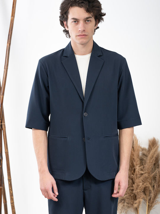 Vittorio Artist Herrenanzugsjacke Blau