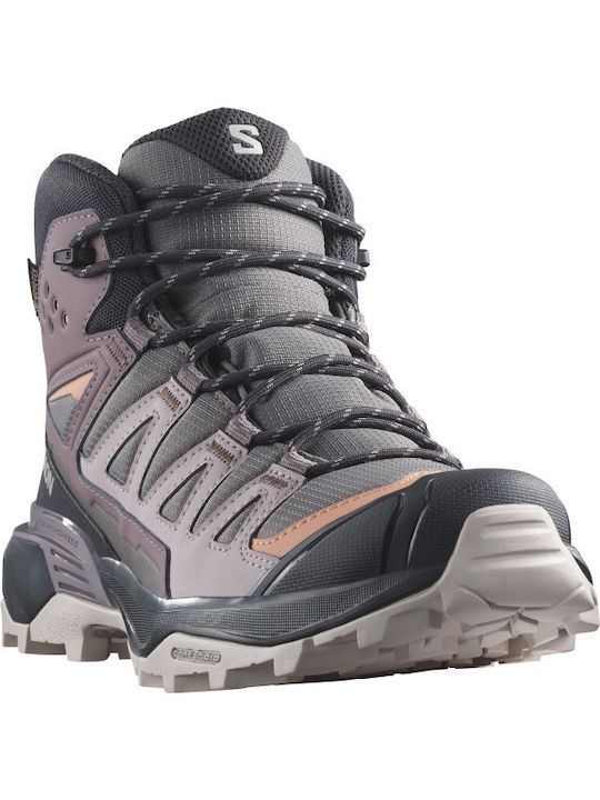 Salomon X Ultra 360 Mid Gtx Women's Hiking Boots Waterproof with Gore-Tex Membrane Purple