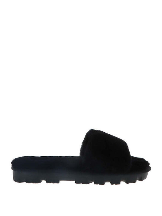 Ugg Australia Papuci de casă pentru femei de iarnă în Negru culoare