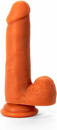 X-Men Dildo cu Testicule și Ventuză Flesh 19cm