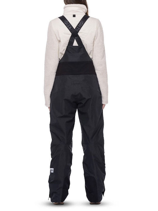 686 Women's Dungarees for Ski & Snowboard Black