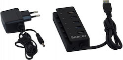 Spacer USB хъб с 5 порта (USB-A)