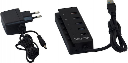 Spacer Hub 5 Porturi USB 3.0 Cu Conectare USB-A