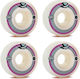 Imagine Wheels Snake 51 Pair of 4 Skateboard Spare Parts