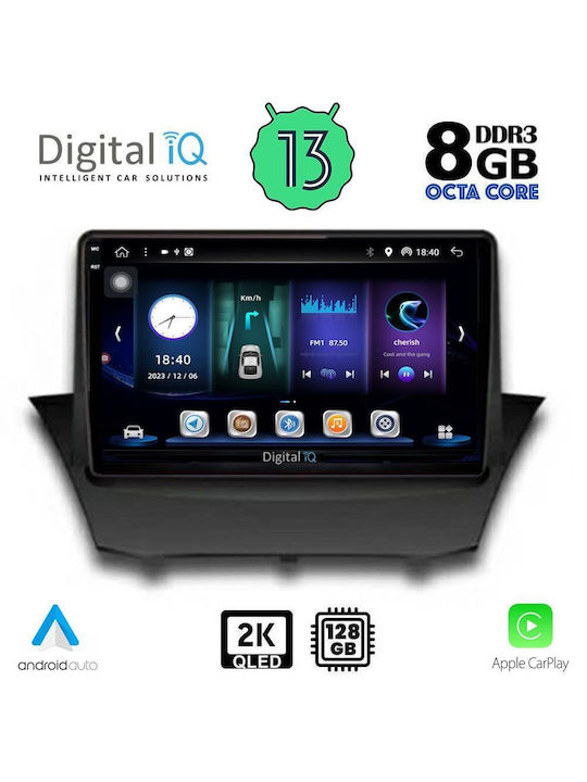 Digital IQ Car Audio System for Ford Fiesta 2008-2017 (Bluetooth/USB/WiFi/GPS) with Touch Screen 9"