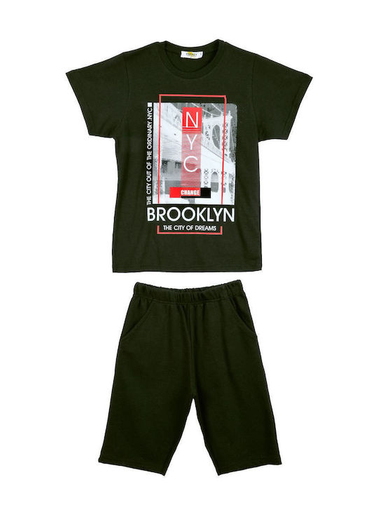 Frenzy Kids Set with Shorts Summer 2pcs black