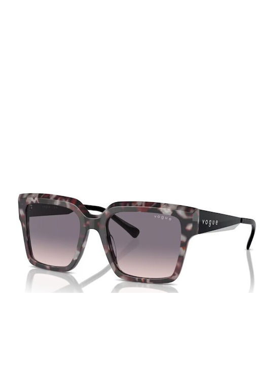 Vogue Women's Sunglasses with Brown Tartaruga Plastic Frame and Purple Gradient Lens VO5553S 314936