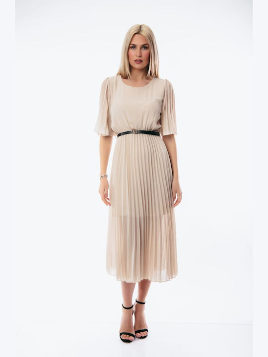 Dress Up Dress Beige